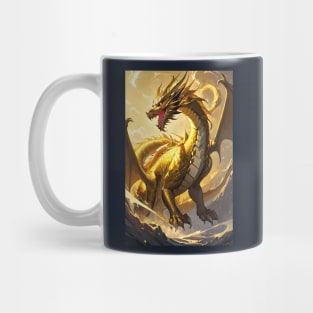 Cool golden dragon Mug